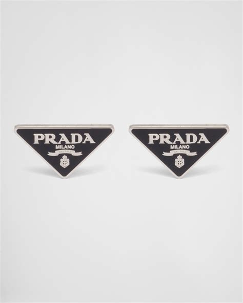 prada milano earrings|prada earrings men.